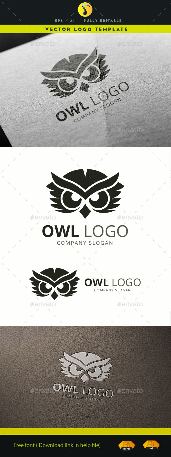 GraphicRiver Owl Logo 11780253 GraphicRiver Owl Logo 11780253