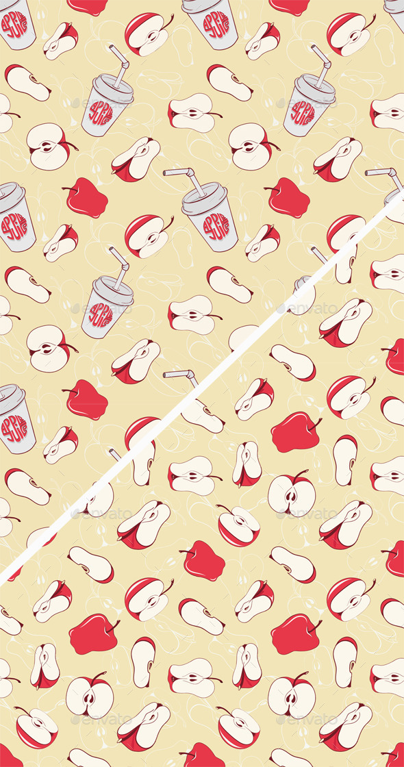 GraphicRiver Red Apples Seamless Pattern 11780916 GraphicRiver Red Apples Seamless Pattern 11780916