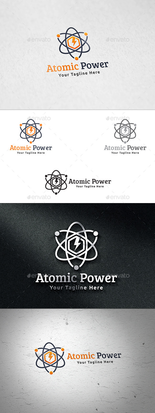 GraphicRiver Atomic Power Logo Template 11780953 GraphicRiver Atomic Power Logo Template 11780953