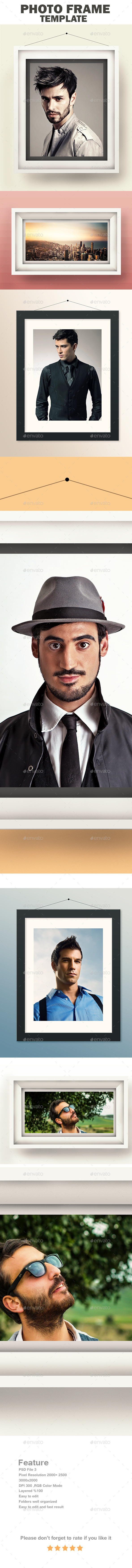 GraphicRiver Photo Frame Template 11782997 GraphicRiver Photo Frame Template 11782997