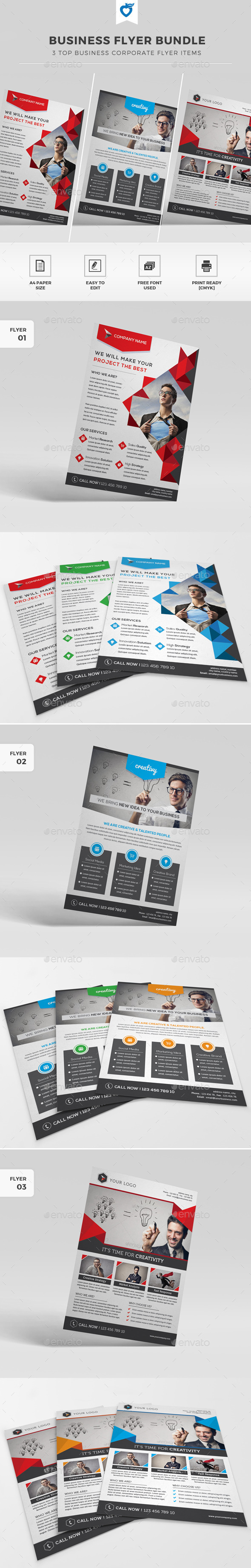 GraphicRiver Business Flyer Bundle 11783955 GraphicRiver Business Flyer Bundle 11783955