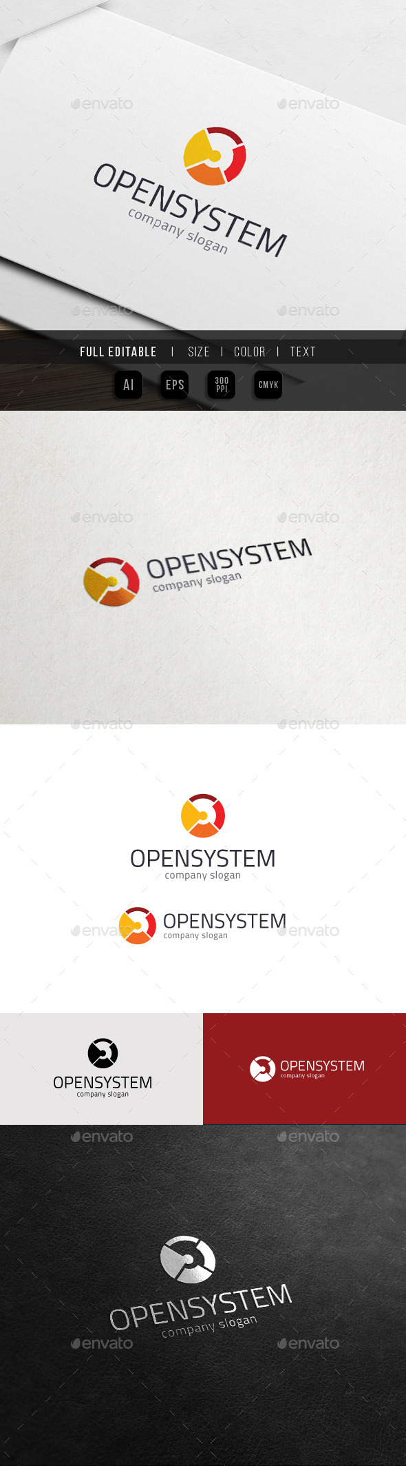 GraphicRiver Open System Data Circle O Logo 11783993 GraphicRiver Open System Data Circle O Logo 11783993