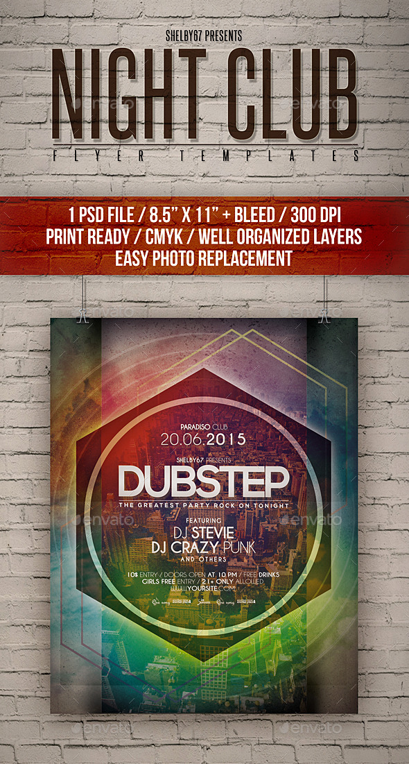 GraphicRiver Night Club Flyer Templates 11784115 GraphicRiver Night Club Flyer Templates 11784115