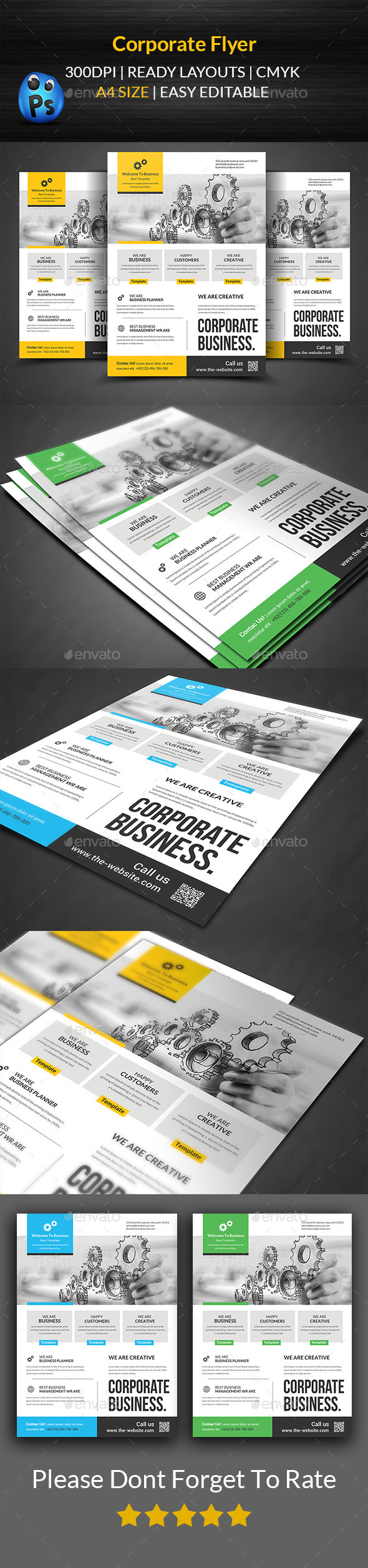 GraphicRiver Corporate Flyer Template 11785097 GraphicRiver Corporate Flyer Template 11785097