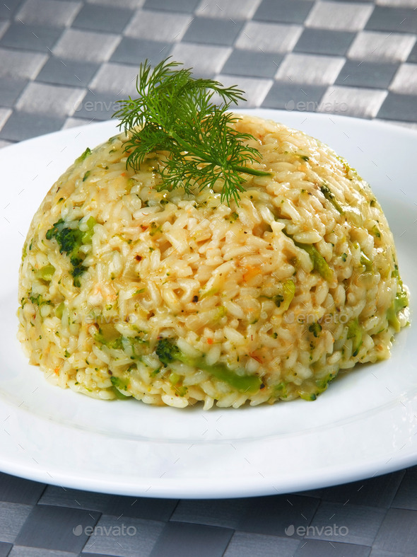 Risotto with broccoli (Misc) Photo Download