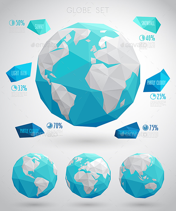 GraphicRiver Set of Vector Globes 11785628 GraphicRiver Set of Vector Globes 11785628