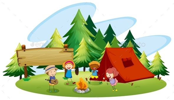 Cartoon Park In The Woods » Dondrup.com