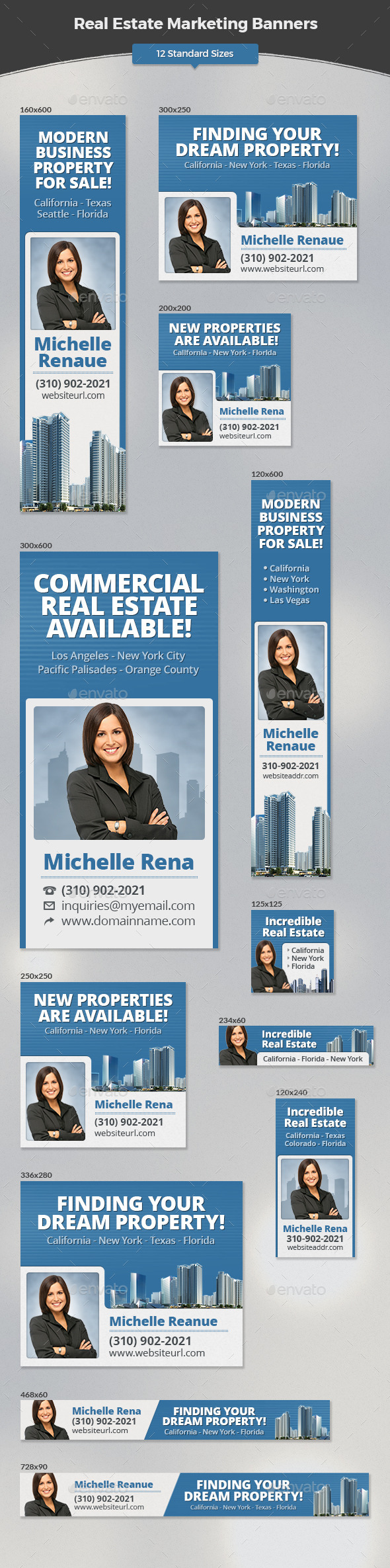 Real Estate Marketing Banners (Banners & Ads)