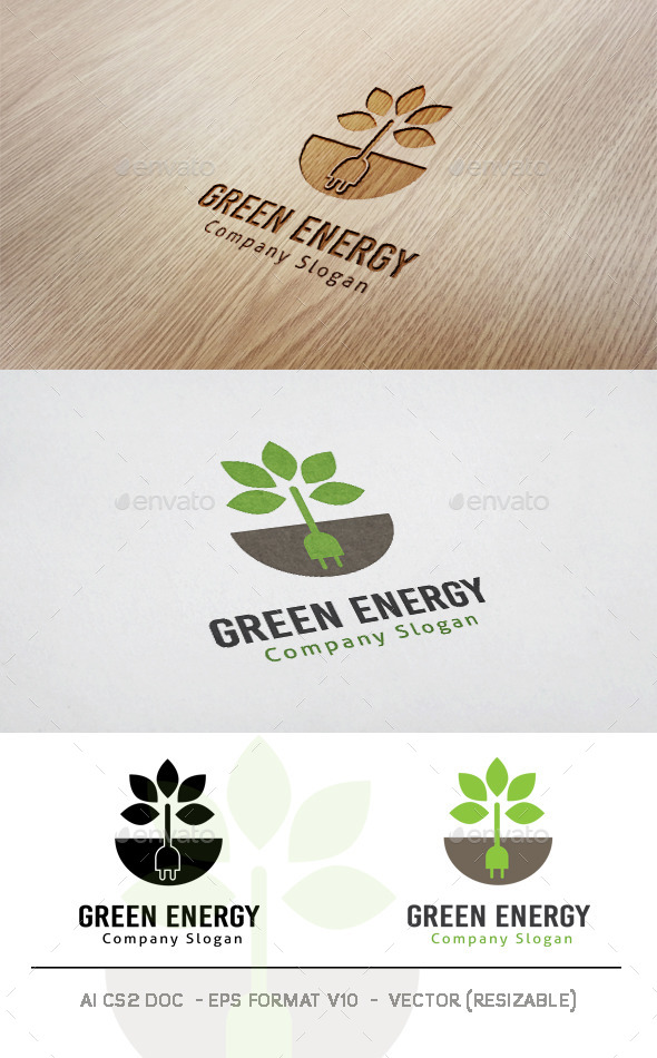 GraphicRiver Green Energy Logo 11789163 GraphicRiver Green Energy Logo 11789163