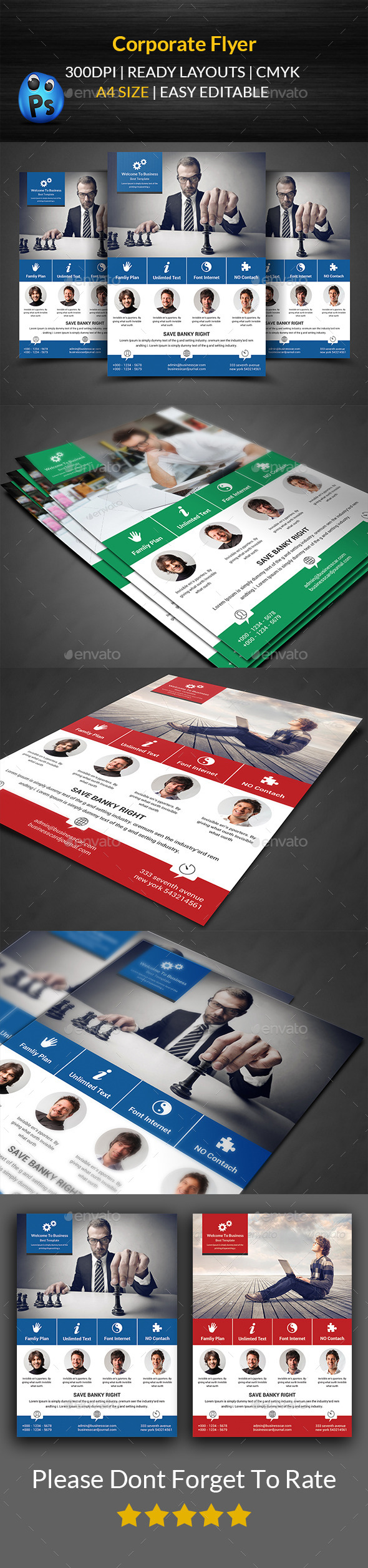 GraphicRiver Corporate Flyer Template 11791355 GraphicRiver Corporate Flyer Template 11791355