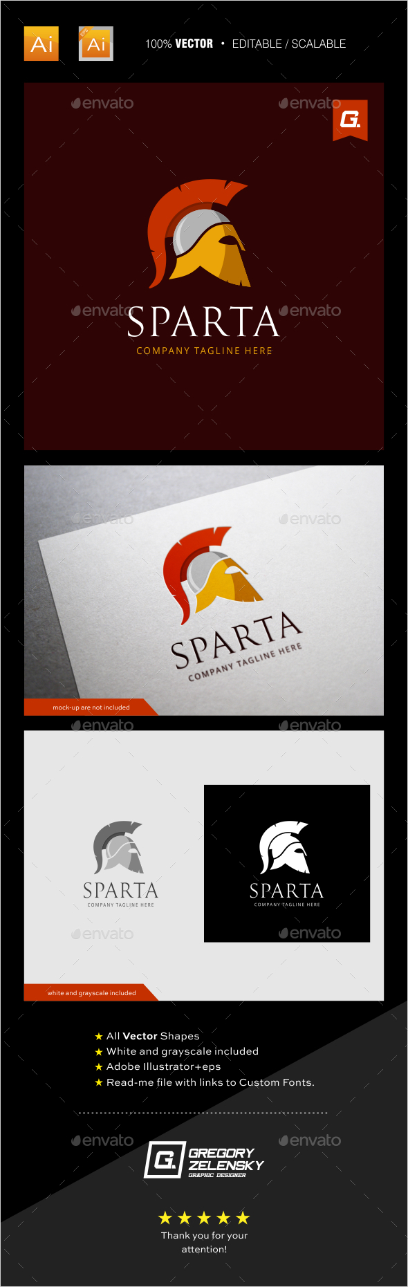 Sparta Logo Template (Humans)