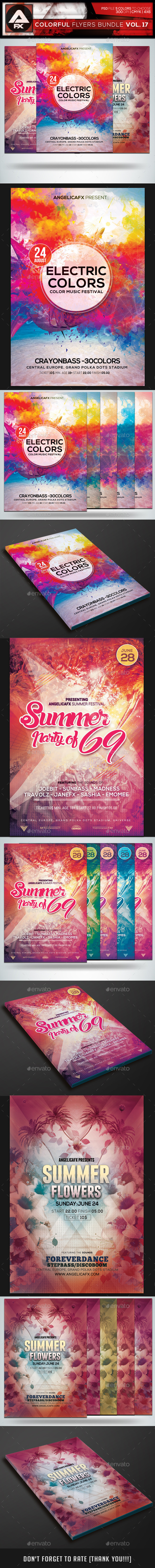 GraphicRiver Colorful Flyers Bundle Vol.17 11796905 GraphicRiver Colorful Flyers Bundle Vol.17 11796905