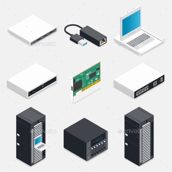 GraphicRiver Networking Isometric Detailed Icons Set 11797006 GraphicRiver Networking Isometric Detailed Icons Set 11797006