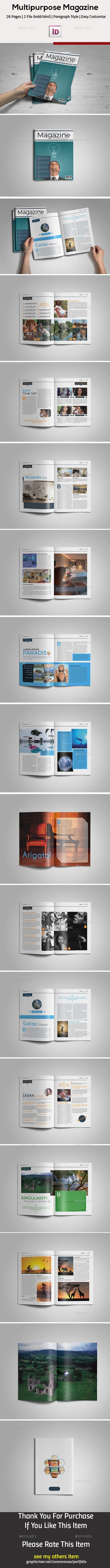 GraphicRiver Multipurpose InDesign Magazine Template 11797241 GraphicRiver Multipurpose InDesign Magazine Template 11797241