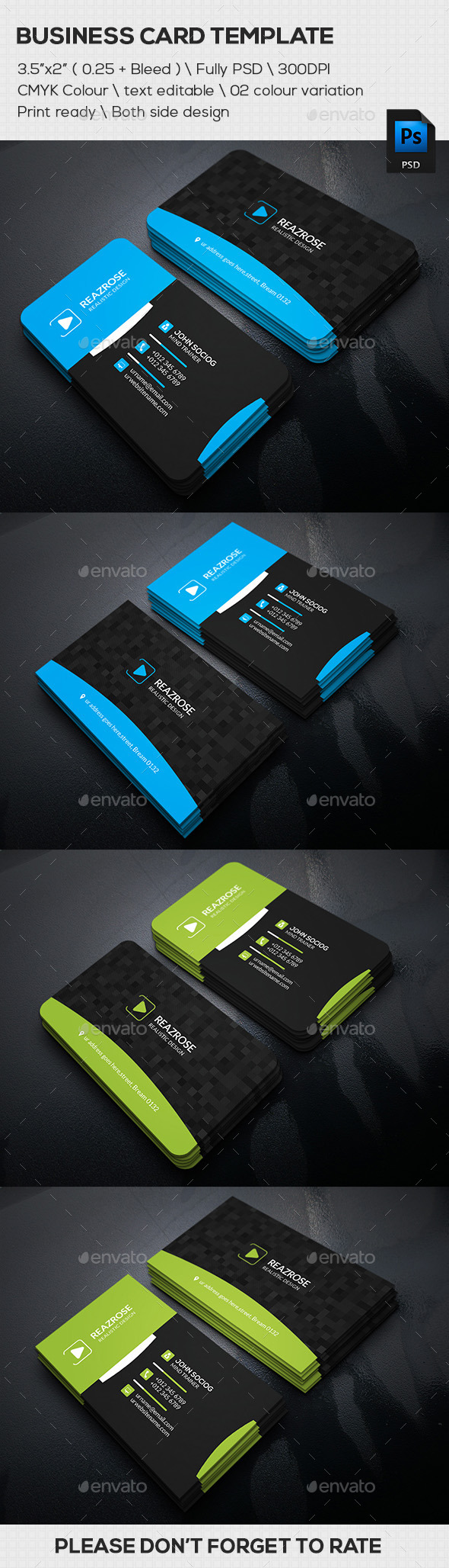 GraphicRiver Modern Business Card 11799794 GraphicRiver Modern Business Card 11799794