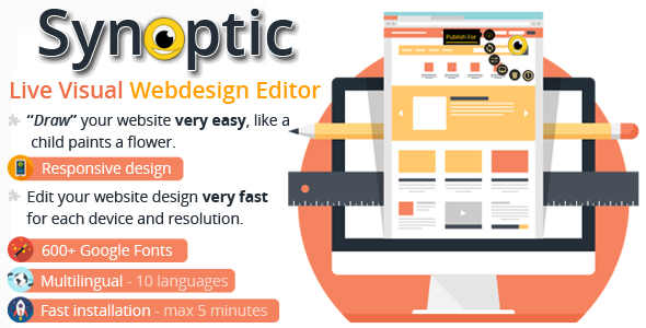CodeCanyon Synoptic Visual Designer best website design tool 11263498 CodeCanyon Synoptic Visual Designer best website design tool 11263498