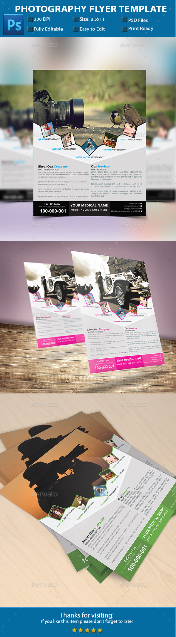 GraphicRiver Photography Flyer 11800568 GraphicRiver Photography Flyer 11800568