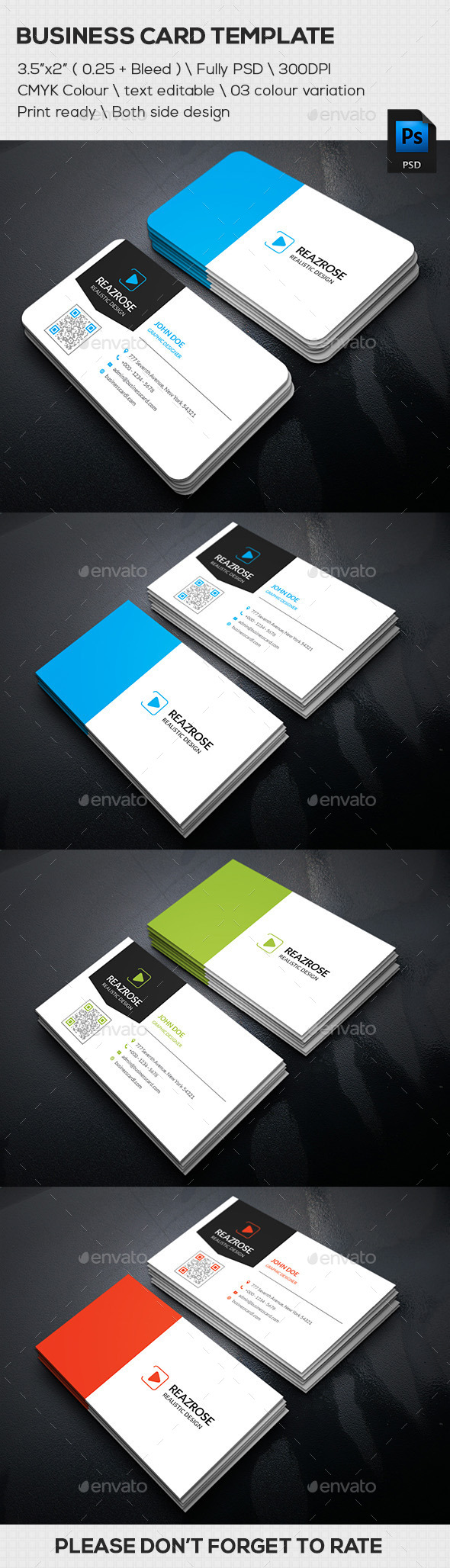 GraphicRiver Modern Business Card 11800587 GraphicRiver Modern Business Card 11800587