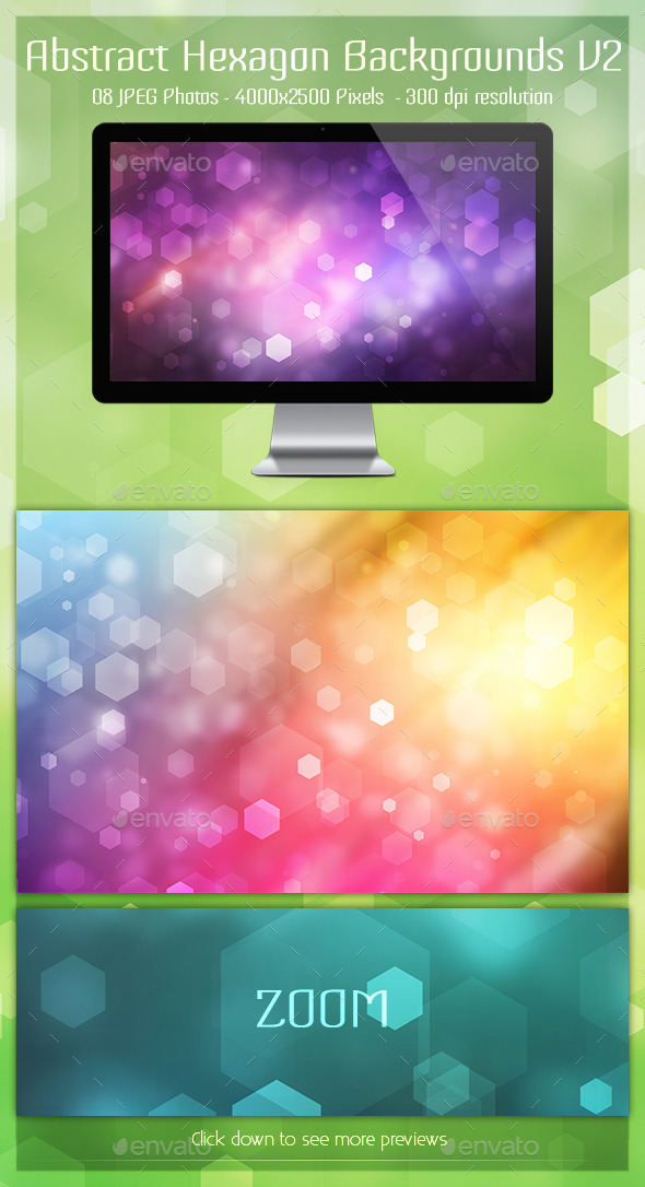 GraphicRiver Abstract Hexagon Backgrounds V2 11800892 GraphicRiver Abstract Hexagon Backgrounds V2 11800892