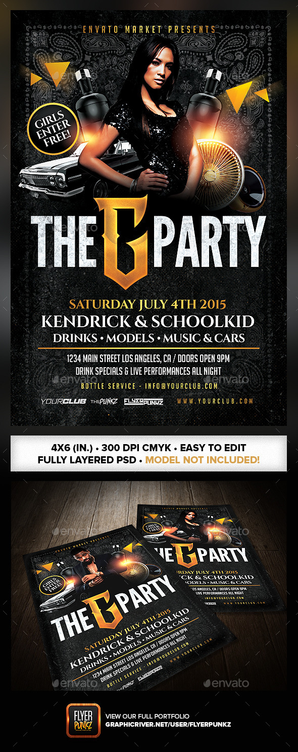 GraphicRiver Urban Party Flyer 11801250 GraphicRiver Urban Party Flyer 11801250