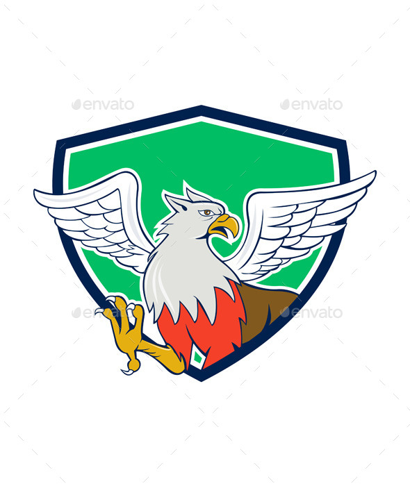 GraphicRiver Hippogriff with Talons Shield Cartoon 11802160 GraphicRiver Hippogriff with Talons Shield Cartoon 11802160