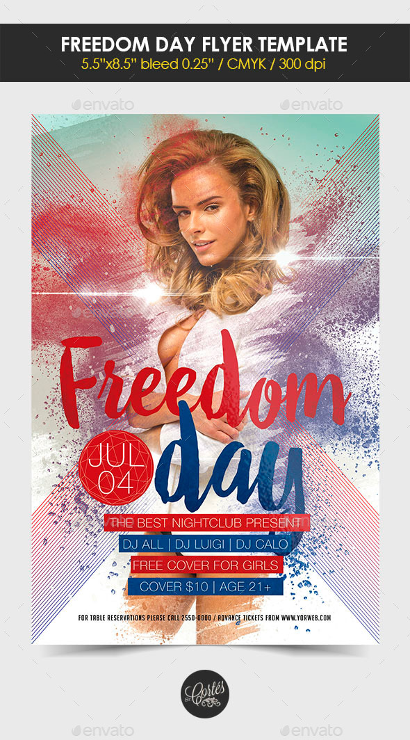 GraphicRiver Freedom Day Flyer 11802426 GraphicRiver Freedom Day Flyer 11802426
