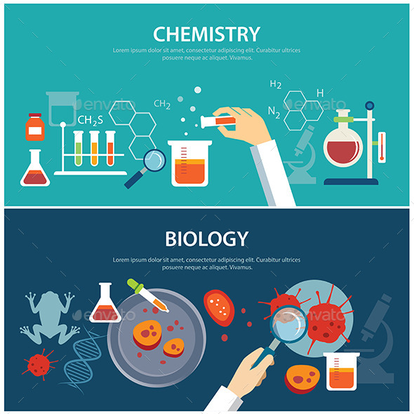 GraphicRiver Chemistry and Biology Education Concept 11802942 GraphicRiver Chemistry and Biology Education Concept 11802942