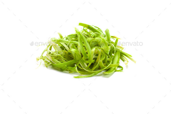 Vegetable cutted a la julienne over white isolated background (Misc) Photo Download