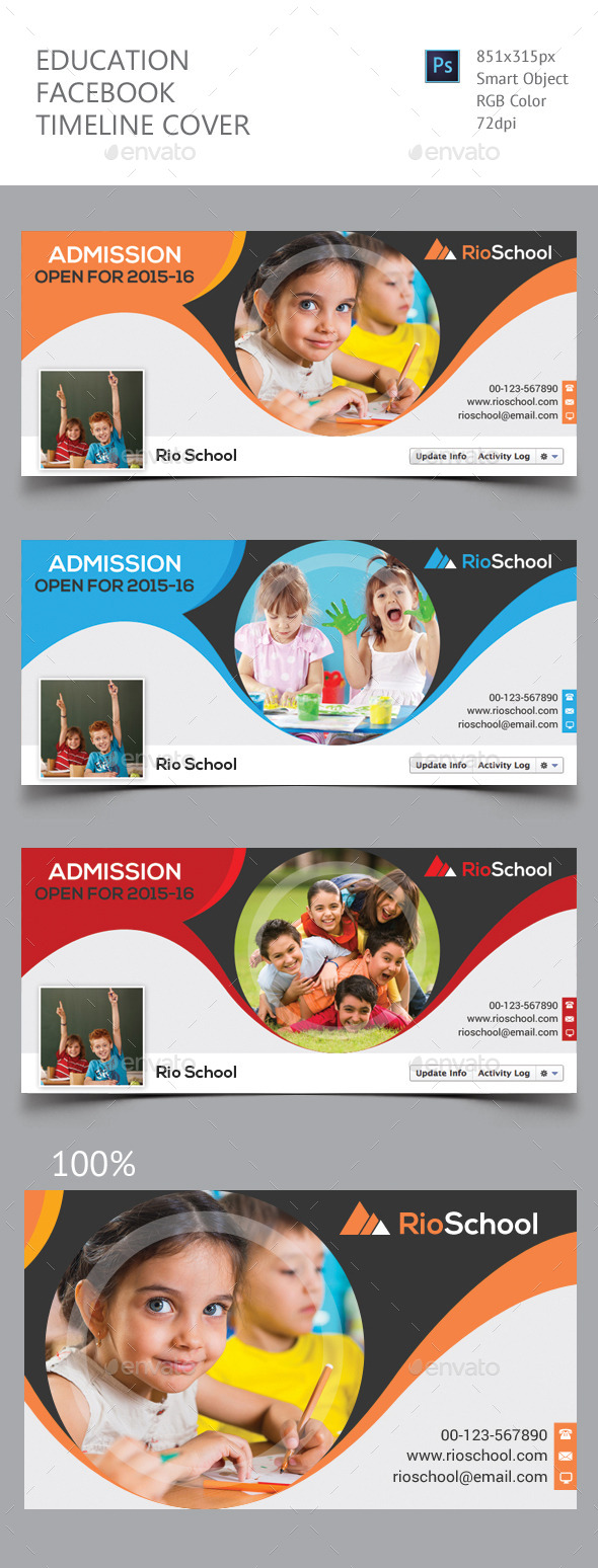 GraphicRiver Education Facebook Timeline Cover 11805638 GraphicRiver Education Facebook Timeline Cover 11805638