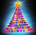 Photo of Abstract Christmas tree lights | Free christmas images