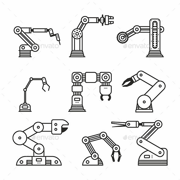 GraphicRiver Industrial Robot Arm 11805963 GraphicRiver Industrial Robot Arm 11805963