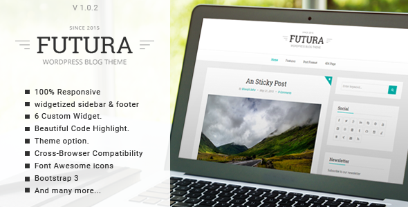 ThemeForest Futura Responsive Minimal Blog Theme 11600488 ThemeForest Futura Responsive Minimal Blog Theme 11600488