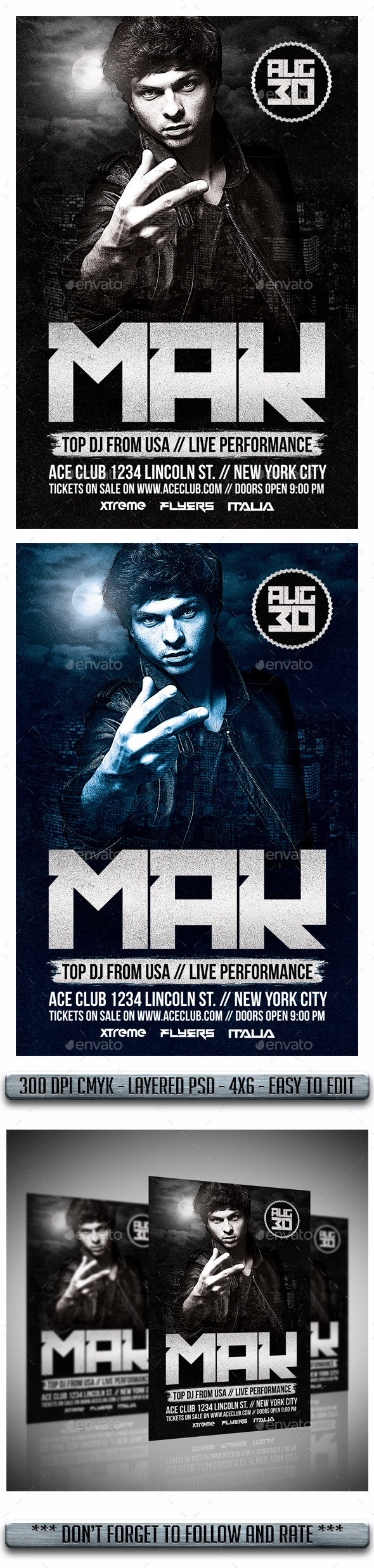 GraphicRiver Guest DJ Flyer 11808906 GraphicRiver Guest DJ Flyer 11808906
