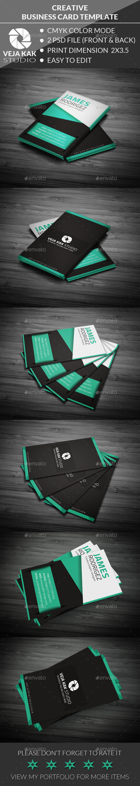 GraphicRiver Personal Business Card 11809715 GraphicRiver Personal Business Card 11809715