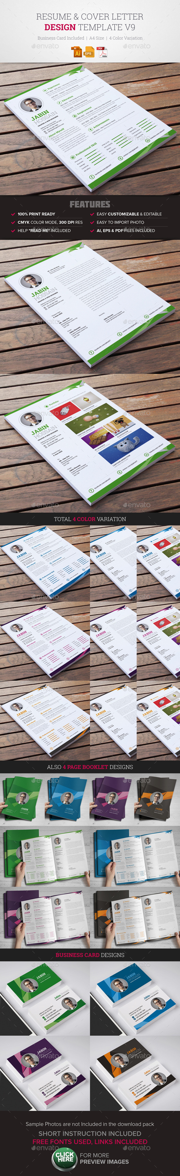 GraphicRiver Resume & Cover Letter Template v9 11809794 GraphicRiver Resume & Cover Letter Template v9 11809794