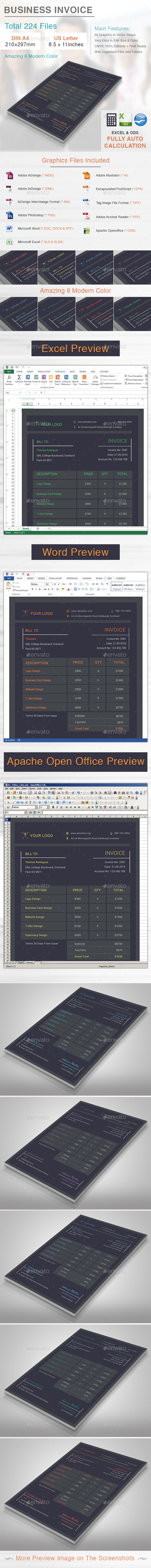 GraphicRiver Business Invoice 11809821 GraphicRiver Business Invoice 11809821