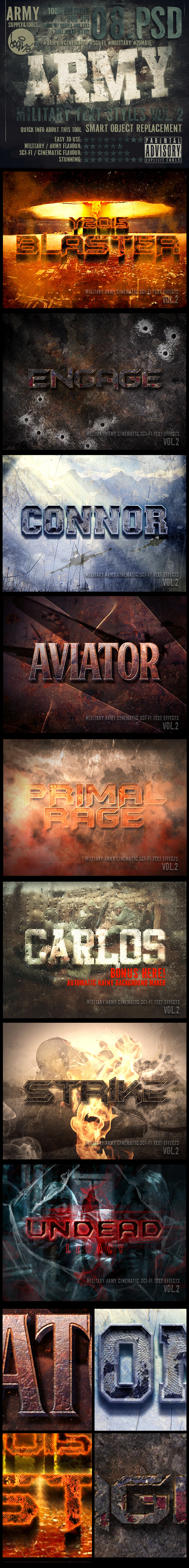 GraphicRiver Military Army Cinematic Sci-fi Text Effects Vol.2 11809853 GraphicRiver Military Army Cinematic Sci-fi Text Effects Vol.2 11809853