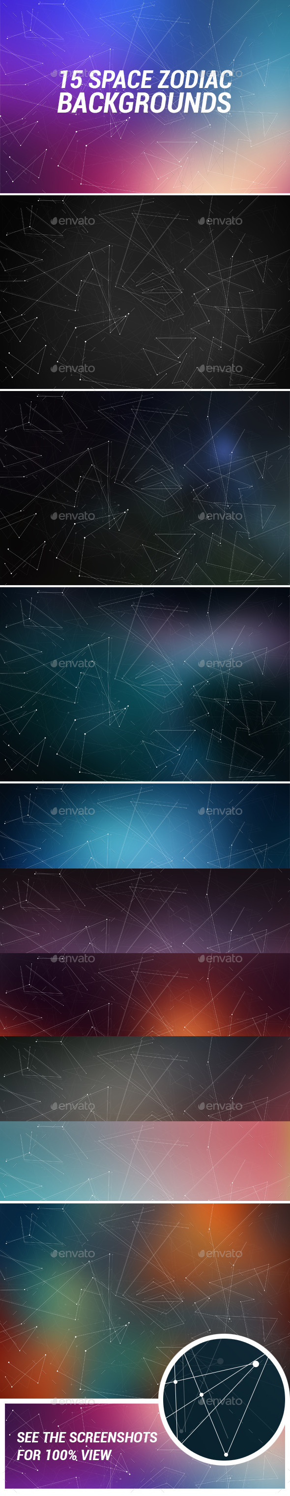 GraphicRiver 15 Space Zodiac Backgrounds 11810062 GraphicRiver 15 Space Zodiac Backgrounds 11810062