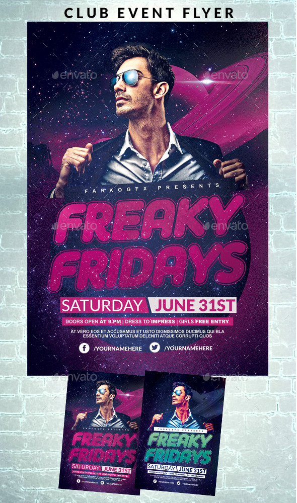 GraphicRiver Club Event Flyer 11810339 GraphicRiver Club Event Flyer 11810339