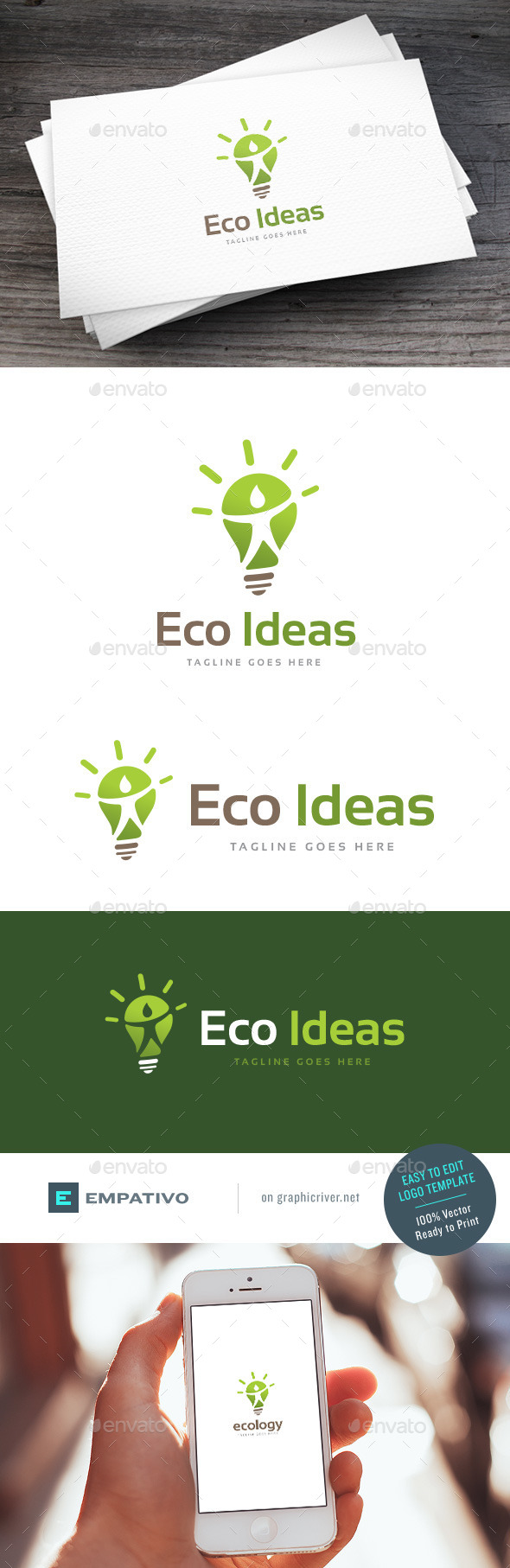 GraphicRiver Eco Ideas Logo Template 11810580 GraphicRiver Eco Ideas Logo Template 11810580