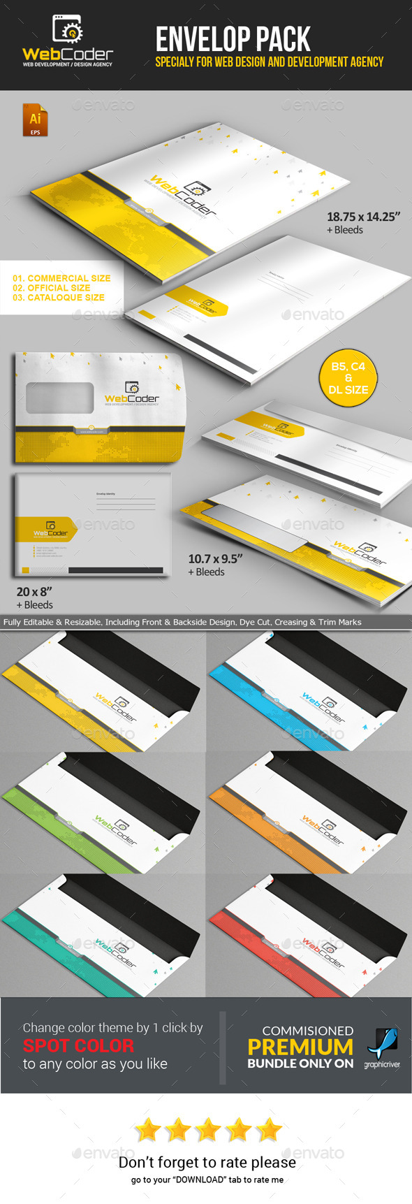 GraphicRiver Web Coder Web Design Agency Envelop Pack 11812826 GraphicRiver Web Coder Web Design Agency Envelop Pack 11812826