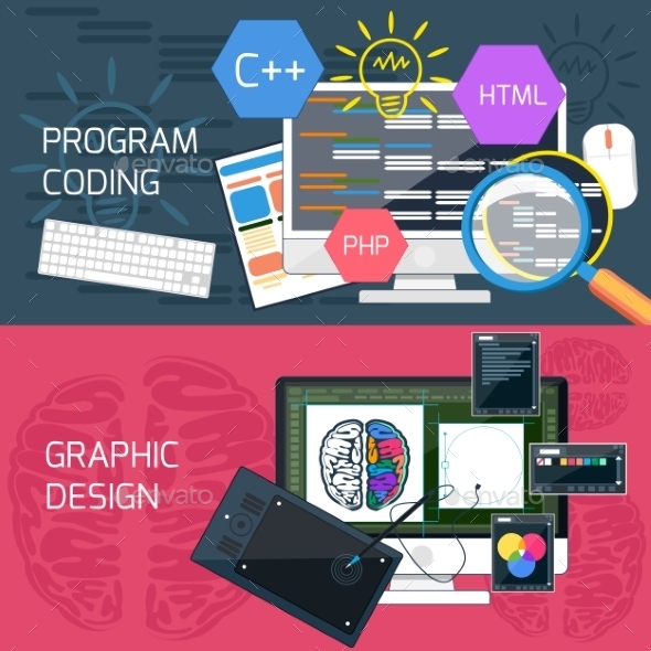 GraphicRiver Program Coding And Graphic Design 11813370 GraphicRiver Program Coding And Graphic Design 11813370