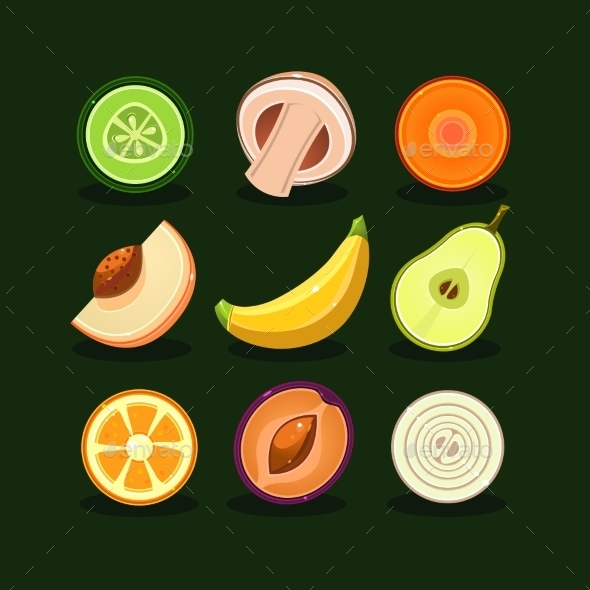 Fruit And Vegetable Vector