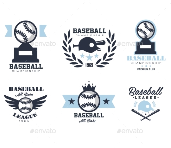 GraphicRiver Baseball Emblems Or Badges With Various Designs 11814461 GraphicRiver Baseball Emblems Or Badges With Various Designs 11814461