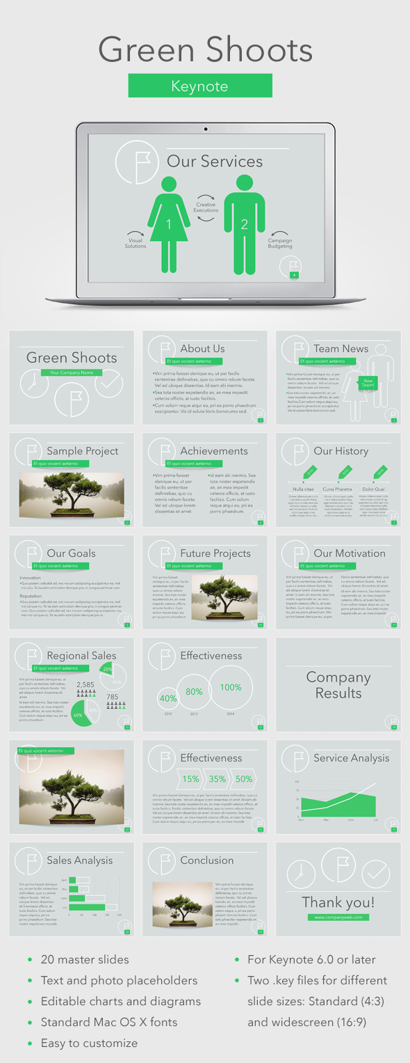 GraphicRiver Green Shoots Keynote Template 11815683 GraphicRiver Green Shoots Keynote Template 11815683