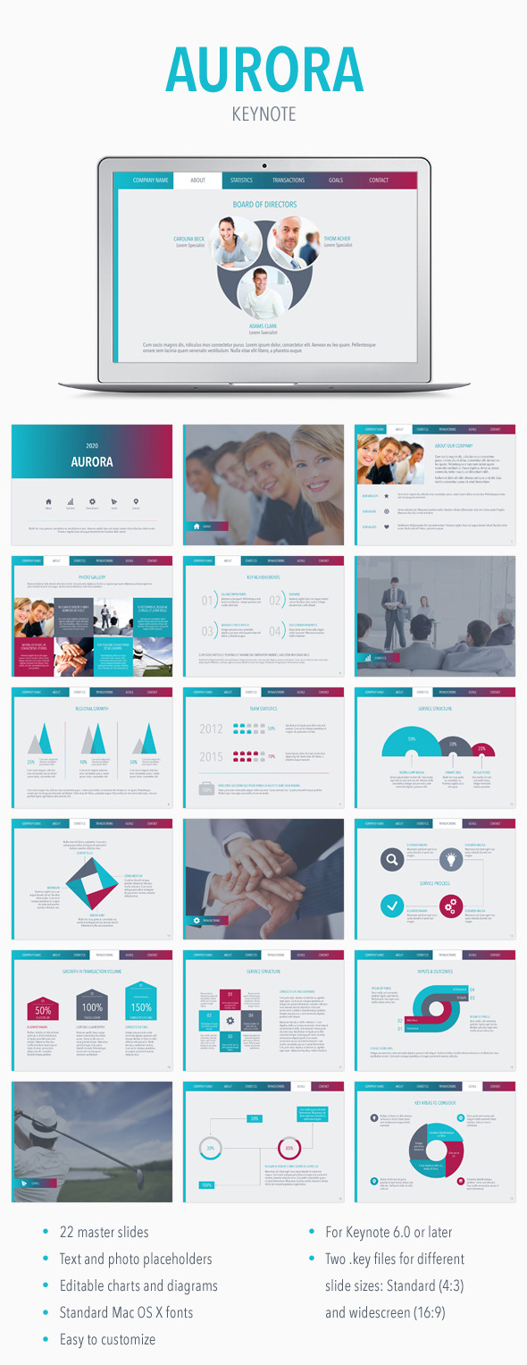 GraphicRiver Aurora Keynote Template 11815844 GraphicRiver Aurora Keynote Template 11815844