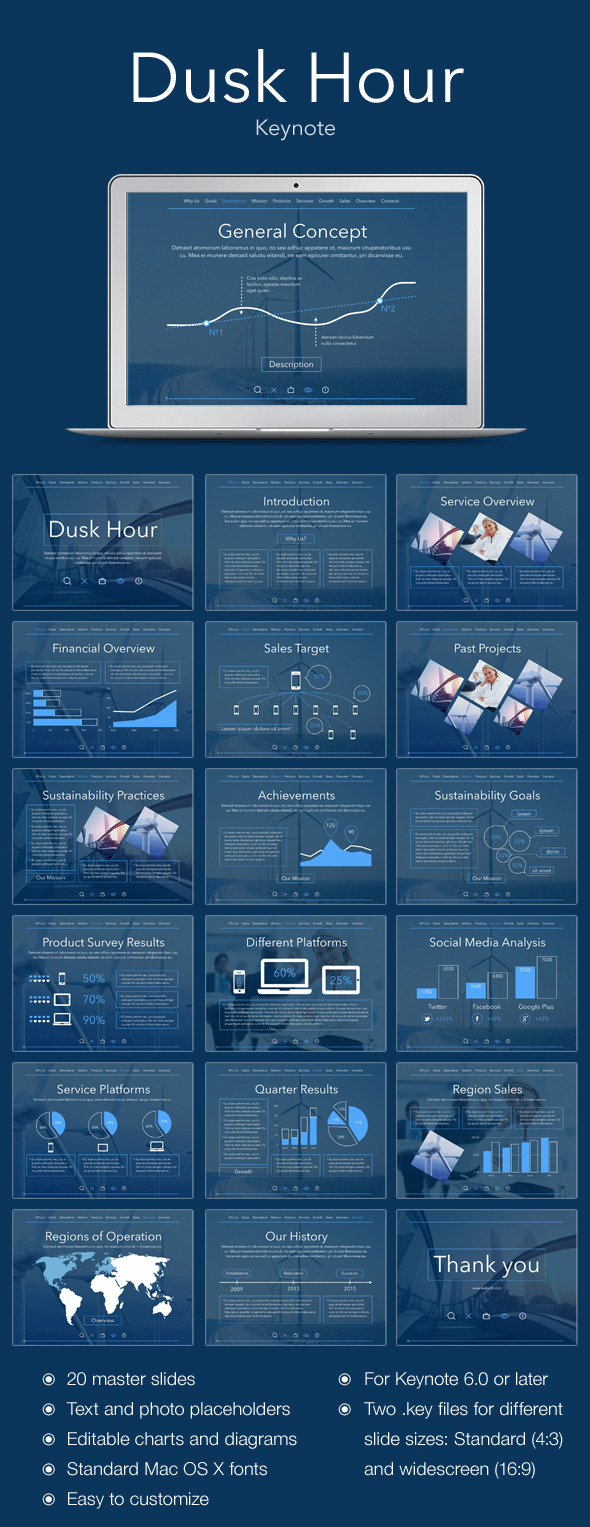 GraphicRiver Dusk Hour Keynote Template 11815886 GraphicRiver Dusk Hour Keynote Template 11815886