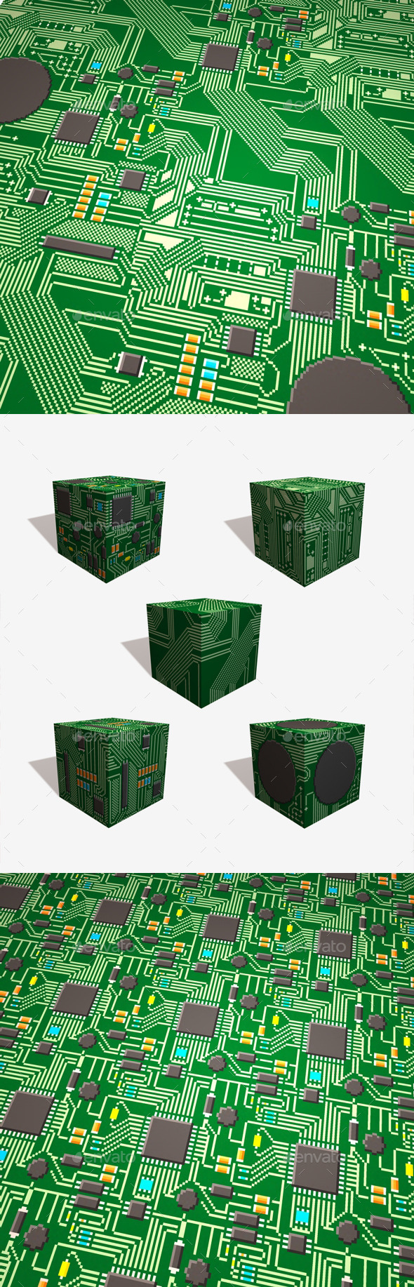 3DOcean 5 Circuit Board Pixel Textures 11816161 3DOcean 5 Circuit Board Pixel Textures 11816161