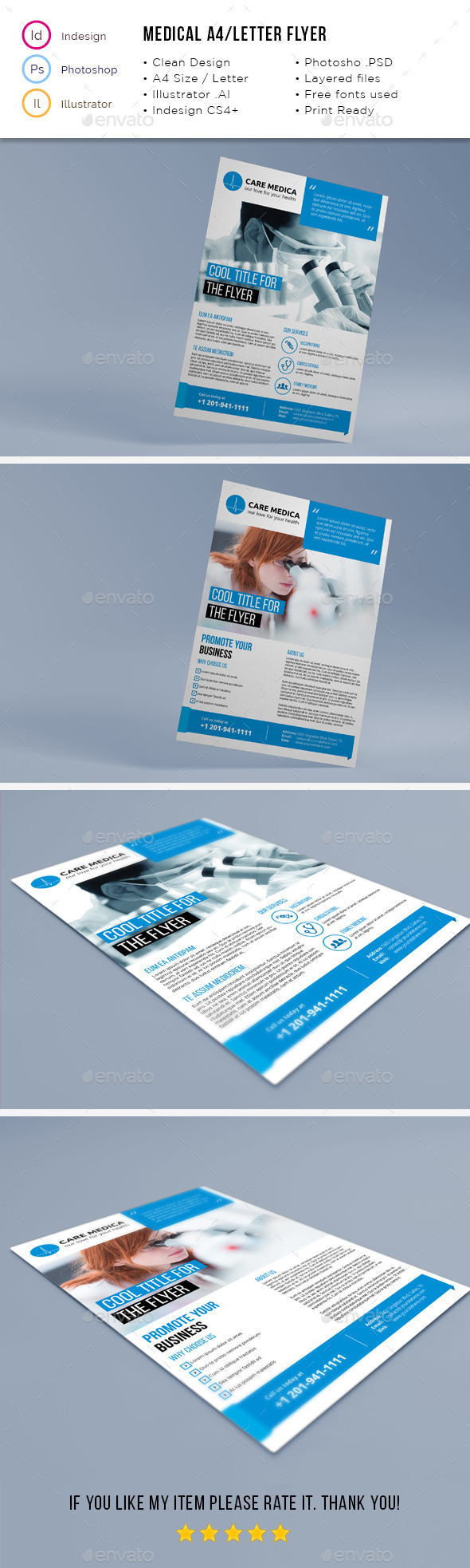 GraphicRiver Medical A4 Letter Flyer 11816963 GraphicRiver Medical A4 Letter Flyer 11816963