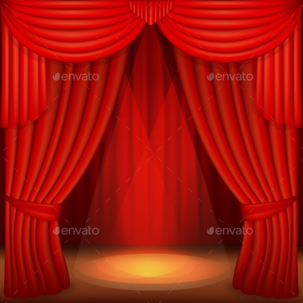 GraphicRiver Red Curtains 11817600 GraphicRiver Red Curtains 11817600